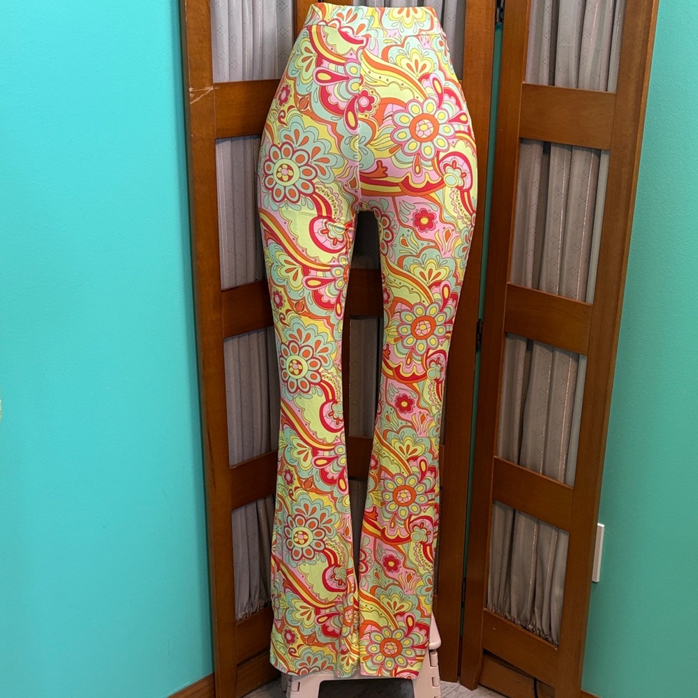 Soly Hux  Floral Patterned Boot Cut Women's Pants